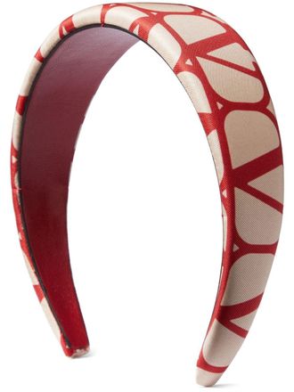 Valentino Garavani Cerchietto Toile Iconographe - Toni neutri