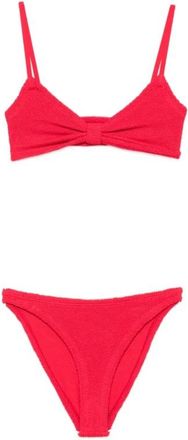 Hunza G Alicia Bikini - Dames - Bikinis - Rood - ONE Size - Tweed - Badmode