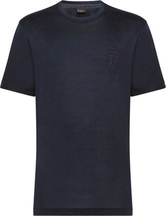 Billionaire Boys Club T-shirt Ronde Hals SS Crest - Heren - T-shirts - Blauw - XS - Katoen - Tops