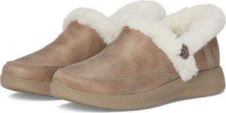 Skechers Cozy Escape - Hands Free Slip-Ins Womens Slippers Taupe : 6 B - Medium, Suede