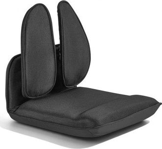 OEM Silla De Suelo Relax, Silla Reclinable Con Respaldo Ajustable En 5 Posiciones, Soporte Ergon&oacute;mico, Marco Met&aacute;lico Y Tapizado De Lino, Para Lectura Des