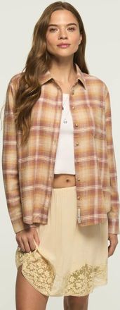 Lucky Brand Womens Plaid Button Down Shirt