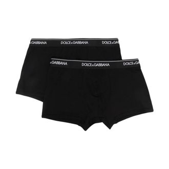 Dolce & Gabbana Ondergoed, Heren, Zwart, 3Xl, Katoen, Regular Boxer 2-Pack