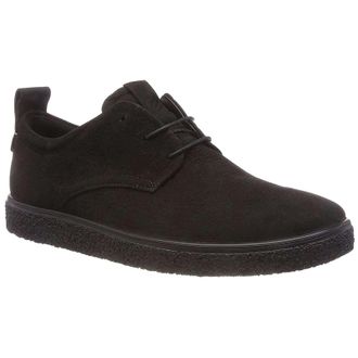 Ecco Ecco Crepetray M Nubuck Mens Lace Up Shoes - Black - Size:UK 10.5-11