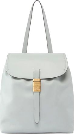 Pinko medium Saddle backpack - women - Bovine Leather/Polyurethane/Polyester/Cotton/Zinc - OS - Grey