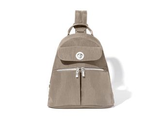 Baggallini Naples Convertible Backpack Backpack Bags Sterling Shimmer, Polyester