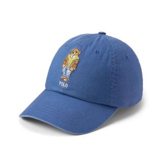 Polo Ralph Lauren Accessoires, Heren, Blauw, ONE Size, Katoen, Heritage Bear Cap