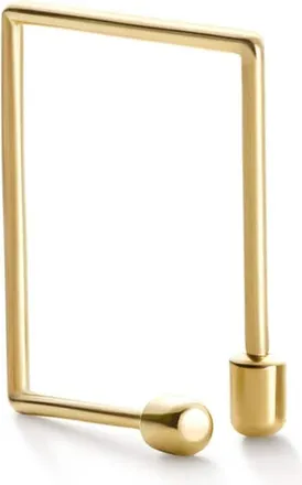 Shihara 18kt yellow gold Twist Square 03 earring - women - 18kt Yellow Gold - One Size