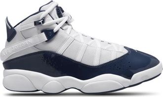 Nike Jordan Mens 6 Rings - Shoes Midnight Navy/White/Neutral Grey Size 10.0