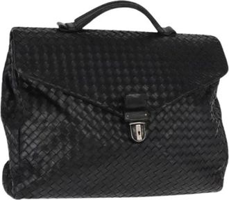 Bottega Veneta Pre-owned Handbags, female, Black, Size: ONE SIZE Pre-owned Vintage Business Bag