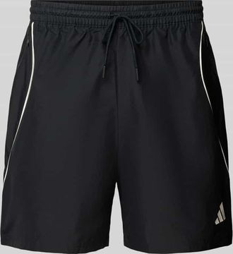 adidas Regular Fit Sport-Shorts mit Kontraststreifen in Black, Gr&ouml;&szlig;e XXL