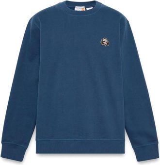 Timberland Tree Logo Patch Crewneck Pullover für Herren | blau