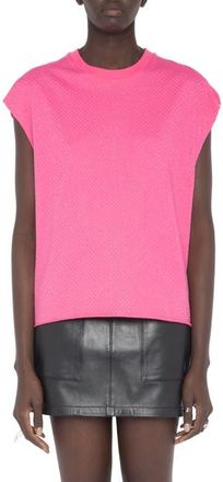 Zadig&Voltaire Cloe Strass Crystal Embellished Dolman Sleeve Top in Lady at Nordstrom, Size X-Small