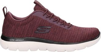 Skechers Vigor 2.0, Mens low trainers, Black, Burgundy, 7 UK