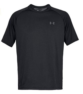 Under Armour Mens Tech 2.0 Short Sleeve Breathable Sports T-Shirt, Black (001), L