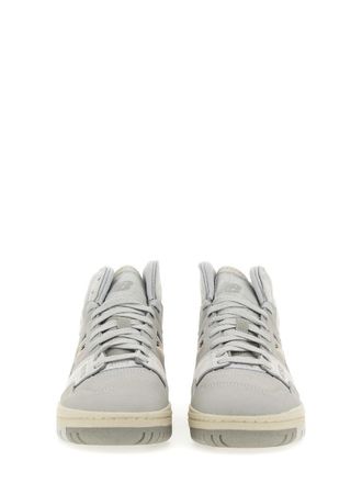 New Balance Leather Upper Sneaker - Gray