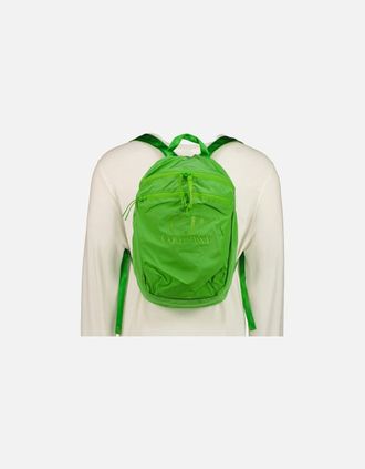 C.P. Company Mens Chrome-R Logo Backpack - Green - Size: UNI