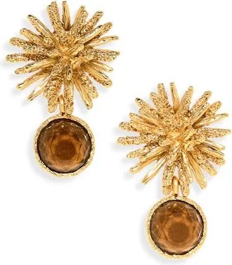 Karine Sultan Starburst X Drop Earrings in Gold at Nordstrom