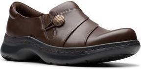 Clarks Pro Lux Flat in Dark Brown Leather at Nordstrom Rack, Size 8.5