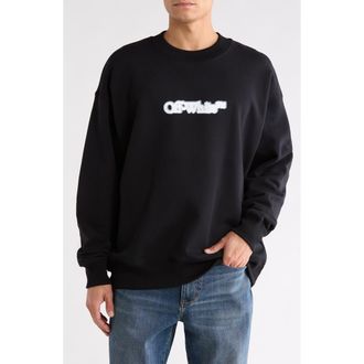 Off-white Spray Arrow Skate Graphic Sweatshirt in Black-White at Nordstrom Rack, Size X-Small