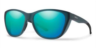 Smith SHOAL Polarized FJM/QG Womens Sunglasses Blue Size 58