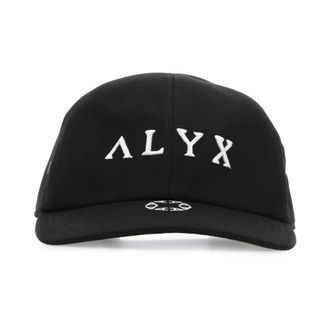 Alyx Zwarte katoenen baseballpet - Heren - Petten - Zwart - ONE Size - Katoen - Accessoires
