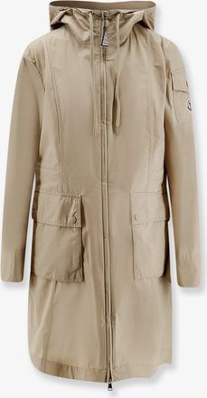 Moncler Giubbino lungo Laerte in misto cotone - MONCLER - gender_Woman