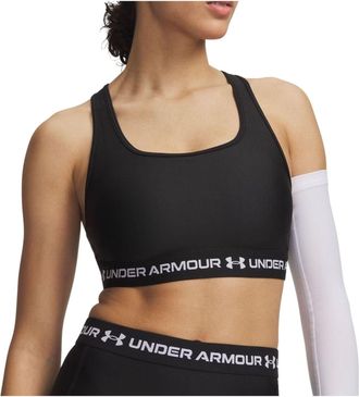 Under Armour (WMNS) Under Armour Crossback Mid Sports Bra Asia Sizing Ultimate Black White 1361034-011