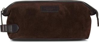 Howard London Steven Reistas - Heren - Toilettassen - Bruin - ONE Size - Leer - Tassen