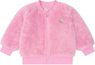 Huxbaby Varsity Huxette Fur Jacket in Strawberry at Nordstrom, Size 6-12M Au