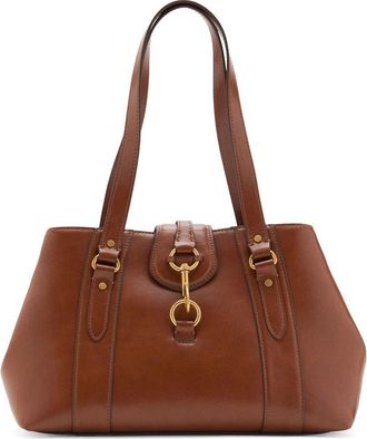 Mango Large Faux Leather Shoulder Bag at Nordstrom
