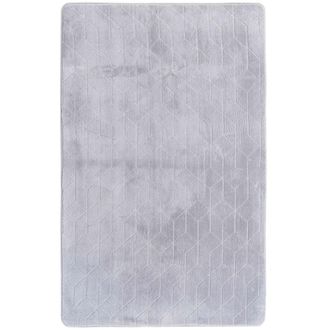 OEM Alfombra De Felpa 3d Strado Rabbit, Suave Como Un Conejo, Antideslizante, 120x170 Cm, Color Plata