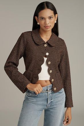 Maeve Scallop Tweed Lady Jacket