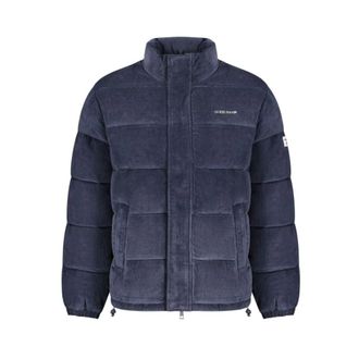 Guess Jacket met lange mouwen - Heren - Winterjassen - Blauw - 2XL - Polyester - Jassen