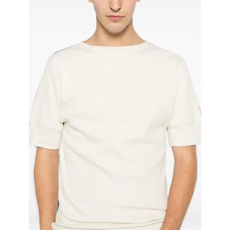 Christophe Lemaire Ribbed Cotton-Linen Knit T-Shirt - Beige