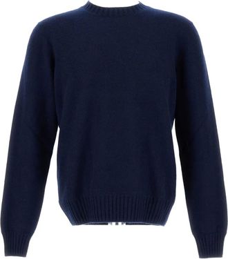 Gran Sasso crew-neck cashmere sweater - Blue