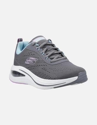 Skechers Womens Skechers Womens Skech-Air Meta - Aired Out 150131-CCMT Charcoal/Multi Lace Up Shoes - Grey - Size: 7