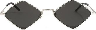 Saint Laurent Lisa Zonnebril - Dames - Zonnebrillen - Grijs - ONE Size - Accessoires