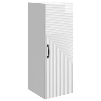 vidaXL Armario De Pared Blanco Brillante 33 X 34,5 X 90 Cm Vidaxl