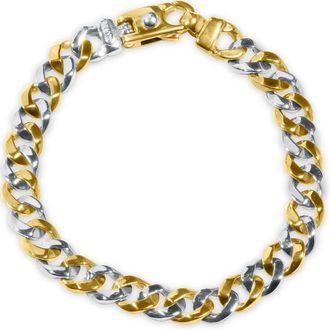 Pompeii3 Mens Cuban Link 14k Gold (37gram) or Platinum (59gram) 9mm Bracelet 8.25