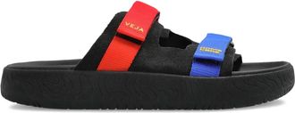 Veja x Homecore Sandali slides con logo - Nero