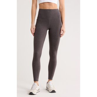 Zella Aura High Waist Pocket Ankle Leggings in Grey Forged Heather at Nordstrom Rack, Size X-Small