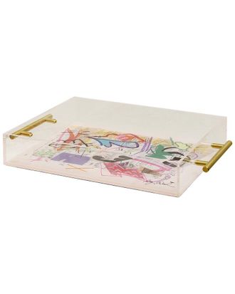 Harp & Finial Songbook Ii Large Acrylic Tray