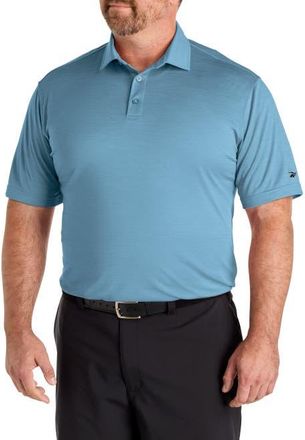 Reebok Big & Tall Performance Heather Polo Shirt in Warped Blue at Nordstrom, Size Xx-Large