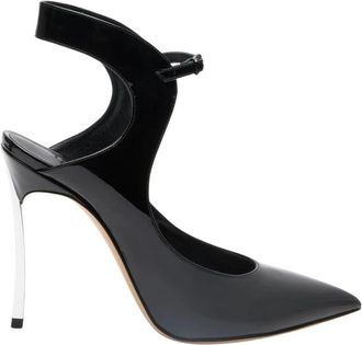 Casadei Blade Pump Samurai - Dames - Pumps - Zwart - 37 EU - Leer - Schoenen