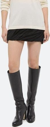 Helmut Lang Bubble Silk Miniskirt in Black at Nordstrom Rack, Size X-Small