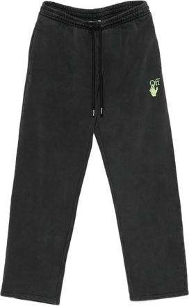 Off-white Bacco Arrow Joggers - male - Off White - Sweatpants - Black - XL - Trousers
