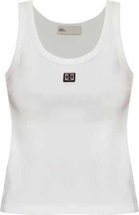 Tory Burch Baumwoll-Tanktop mit Tory Burch-Logo