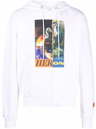 Heron Preston Katoenen hoodie - Wit