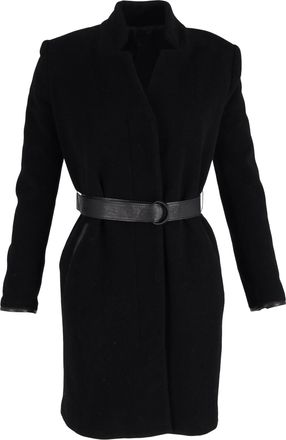 Acne Studios Belted coat in Black Wool